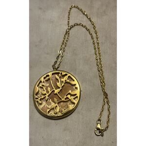 Mali Sabatasso Pendant on Gold Filled Chain